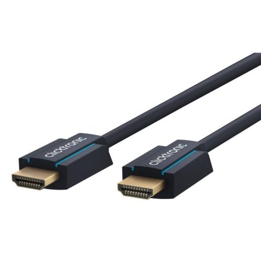Cavo HDMI Clicktronic 40990 2m connettori maschio oro 4K 8K HDR