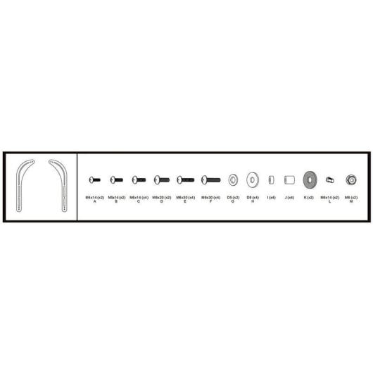 Supporto soundbar Vivolink VLMSB3270 per TV 32"-70" 15 kg Nero