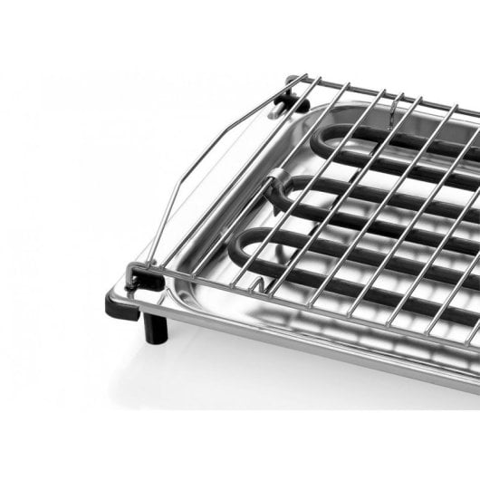 Grill Flama 422FL Edelstahl 2000 W Tischgerät klappbar mit Fettauffangschale