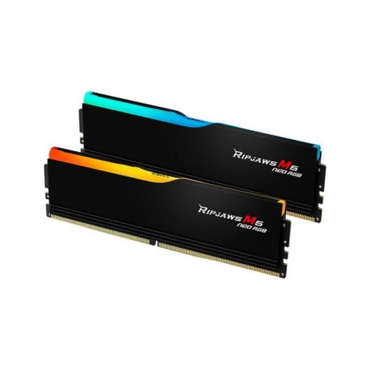 Mémoire RAM G.Skill Ripjaws M5 RGB F5-6000J2836G16GX2-RM5NRK 32GB 2x16GB DDR5 6000MHz CL28 AMD EXPO RGB Noir