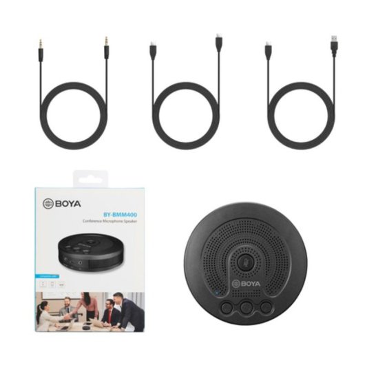 Microphone Boya BY-BMM400 USB omnidirectionnel avec enceinte intégrée