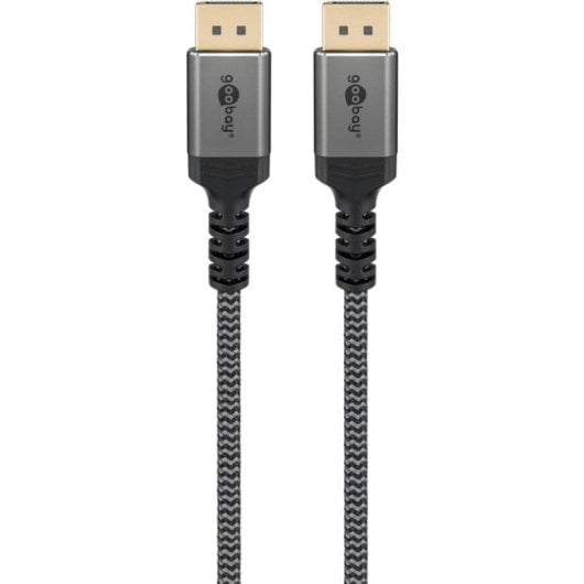 Câble DisplayPort Goobay 65269 2 m 4K 60Hz HDMI mâle gris