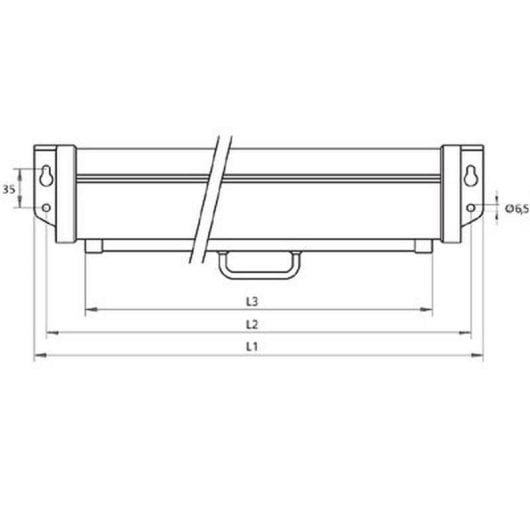 Écran de projection INOVU PMV200 94 pouces 4:3 manuel 200 x 150 cm fixation murale