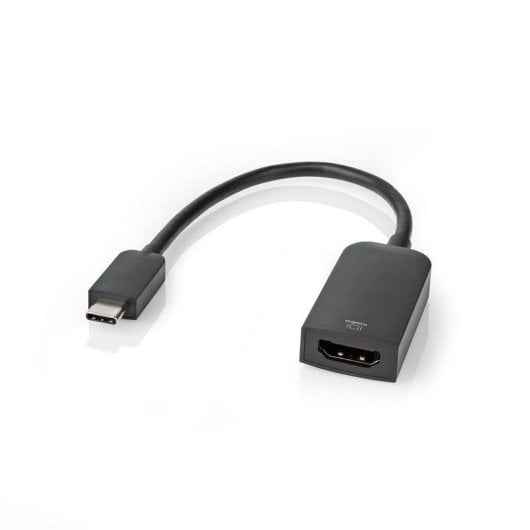 Adattatore di Cavo Nedis CCGB64652BK02 USB-C a HDMI 0,2 m Nero