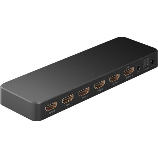 Videoswitch Goobay 58479 HDMI 4 Eingänge 2 Ausgänge 4K@60Hz HDCP2.2