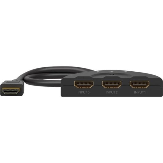 Conmutador HDMI Goobay 58487 3 Entradas 1 Saída 4K 30Hz Compacto