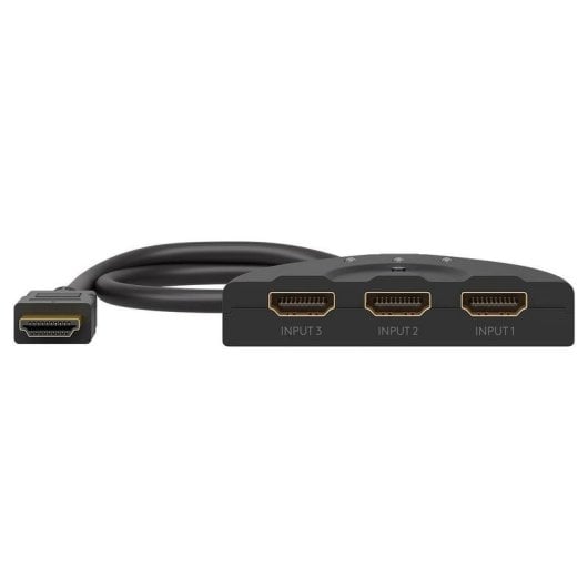 Conmutador HDMI Goobay 58487 3 Entradas 1 Saída 4K 30Hz Compacto