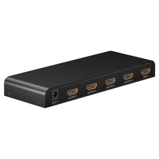 Divisor de vídeo Goobay 58482 HDMI 1x4 4K compacto y resistente