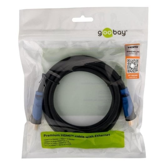 Cabo HDMI Goobay 72315 0,5 m 4K HDR Macho/Macho Ethernet