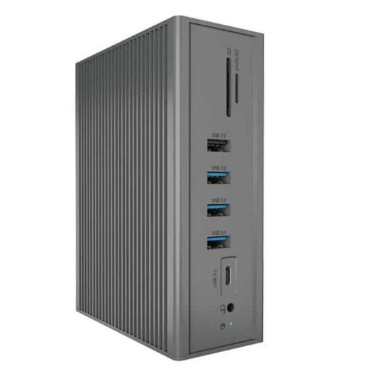 Base per laptop ICY BOX IB-DK2262AC USB-C HDMI VGA 4K 3xUSB 55W Antracite