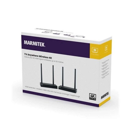 Transmetteur HDMI sans fil Marmitek TV Anywhere Wireless 4K 60Hz UHD portée 50m