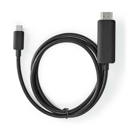 Adattatore USB-C Nedis CCGL64655BK10 1m HDMI 4K60Hz Nero