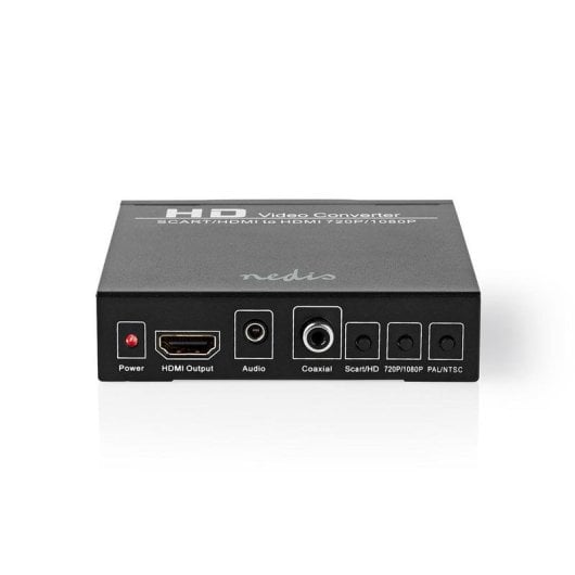 Convertidor de señal Nedis VCON3452AT SCART a HDMI resolución 1080p carcasa metálica