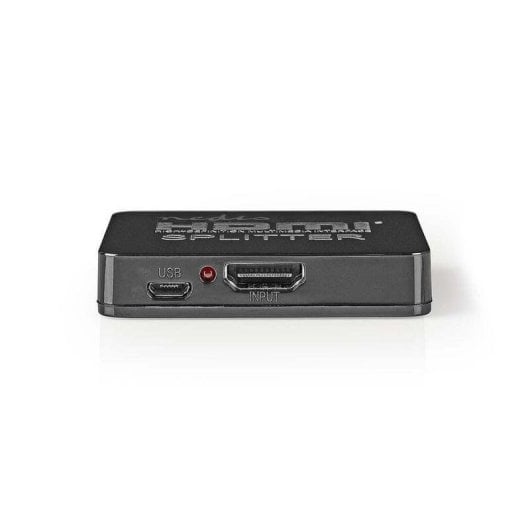 Divisore video Nedis VSPL34002BK HDMI 2 uscite 4K ABS/PVC Nero