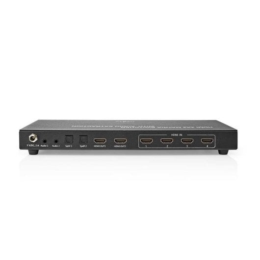 Conmutador de vídeo NEDIS VMAT3482AT HDMI 4x2 4K con audio digital y analógico