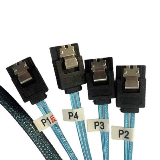 Câble Mini-SAS Textorm TXSF8643S4R 0.6 m 4x SATA femelle