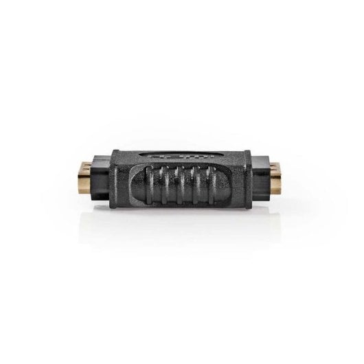 Adaptateur HDMI NEDIS CVGB34900BK Femelle/Femelle Plaqué Or Noir