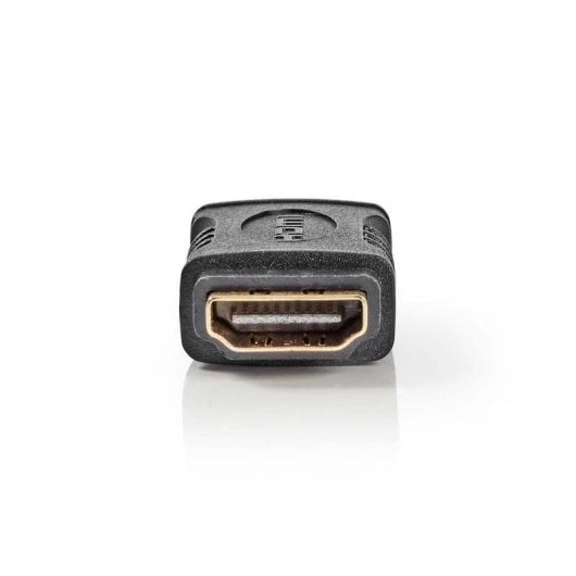 Adaptateur HDMI NEDIS CVGB34900BK Femelle/Femelle Plaqué Or Noir