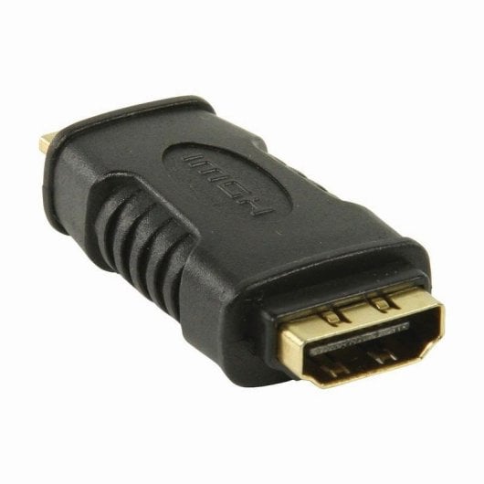 Adaptador HDMI Nedis CVGB34906BK hembra a mini HDMI macho negro