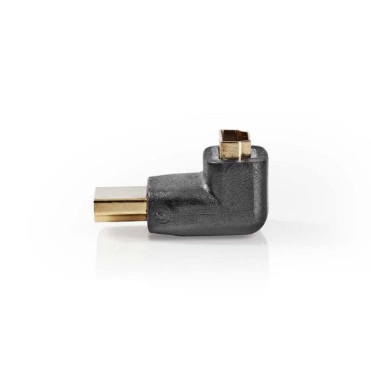 Adaptador HDMI Nedis CVGB34902BK hembra a hembra, ángulo 270°, negro