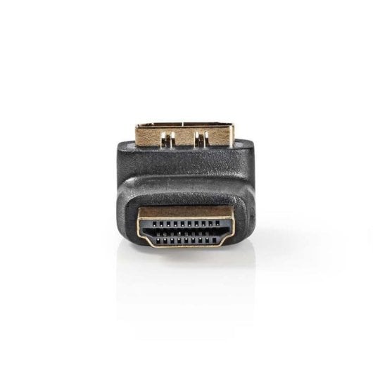 Adaptador HDMI Nedis CVGB34902BK hembra a hembra, ángulo 270°, negro