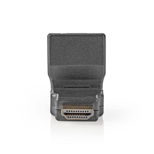 Adaptateur HDMI NEDIS CVGP34905BK Mâle/Femelle Pivotant Or Noir