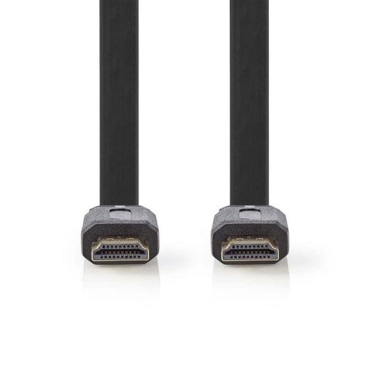 Câble HDMI Nedis CVGP34100BK30 Plat 3 m HDMI 4K Ethernet Noir