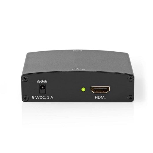 Conversor de vídeo NEDIS VCON3454AT VGA para HDMI Áudio Suportado Preto