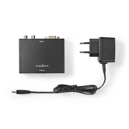 Conversor de sinal NEDIS VCON3454AT VGA para HDMI com áudio integrado