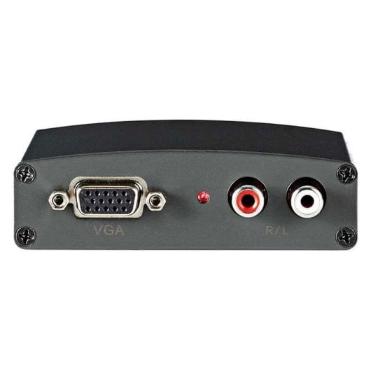 Conversor de vídeo NEDIS VCON3454AT VGA para HDMI Áudio Suportado Preto