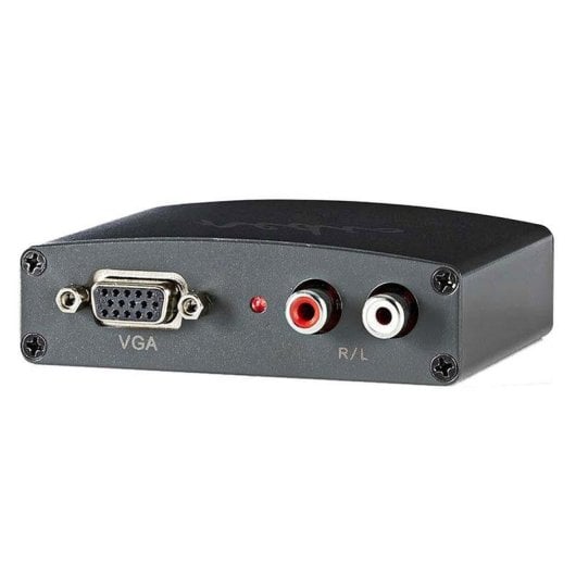 Conversor de vídeo NEDIS VCON3454AT VGA para HDMI Áudio Suportado Preto