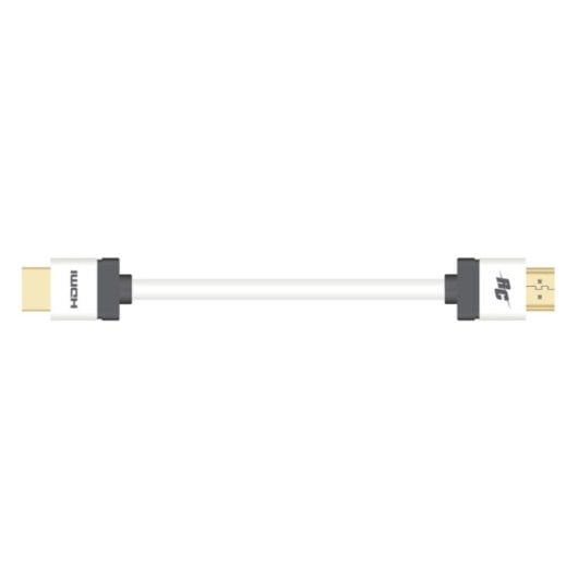 Câble HDMI Real Cable HDMI-1/1M00 1 m Connecteurs plaqués or Blanc