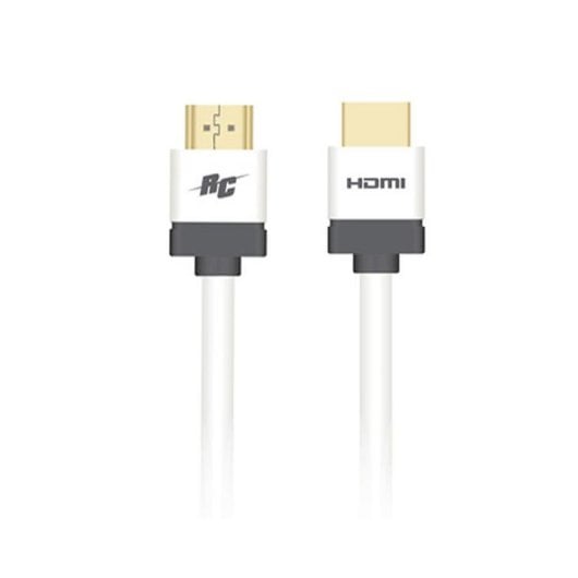 Câble HDMI Real Cable HDMI-1/1M00 1 m Connecteurs plaqués or Blanc