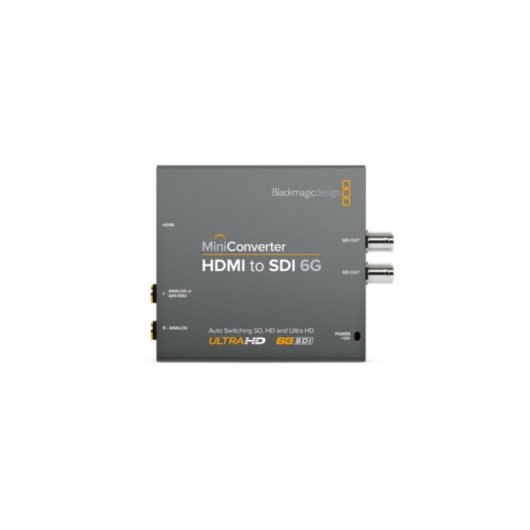 Convertisseur vidéo Blackmagic Design CONVMBHS24K6G HDMI vers SDI 6G Ultra HD