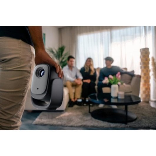 Proyector Dangbei N2 Mini FullHD 200 Lúmenes 120" LED LCD Smart TV Portátil