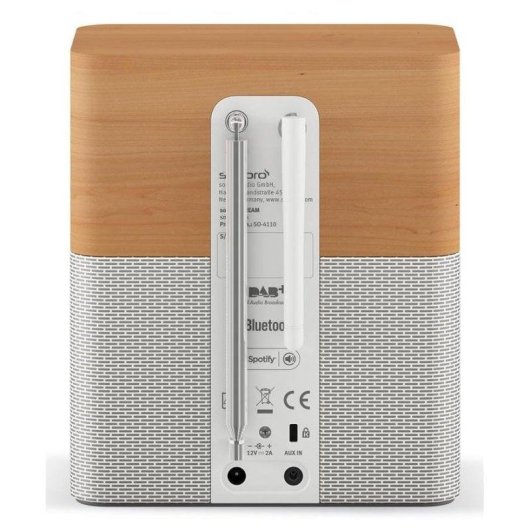 Radio Sonoro STREAM Internet DAB Bluetooth Pantalla TFT 2.4" IPX7