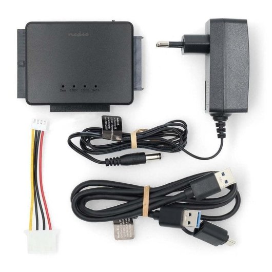 Adaptador Nedis HDADIS110BK SATA/IDE USB 3.0 Para Discos Duros y SSD