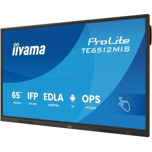 Interaktives Display iiyama TE6512MIS-B4AG 65" 4K UHD Direct-LED Android Wi-Fi Touch