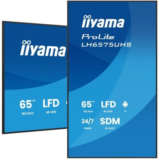 Monitor iiyama LH6575UHS-B2AG 65" UltraHD 4K 60Hz IPS WLAN Android 11