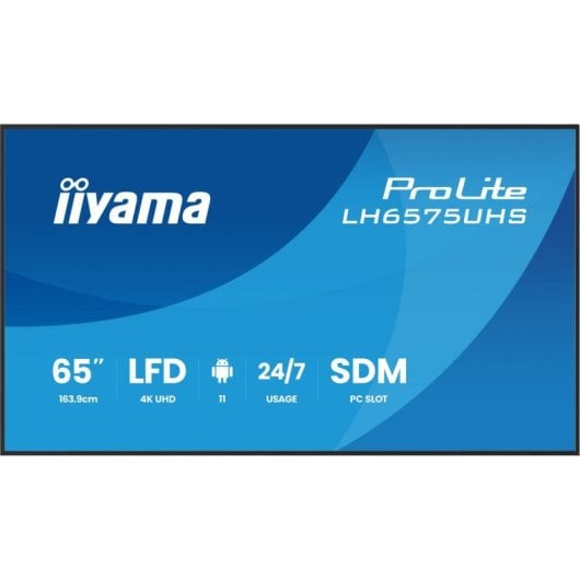 Monitor iiyama LH6575UHS-B2AG 65" UltraHD 4K 60Hz IPS WLAN Android 11