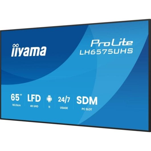Monitor iiyama LH6575UHS-B2AG 65" UltraHD 4K 60Hz IPS WLAN Android 11