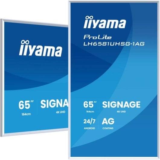 Monitor iiyama LH6581UHSG-1AG 65" UltraHD 4K 60Hz VA WiFi 24/7 Weiß