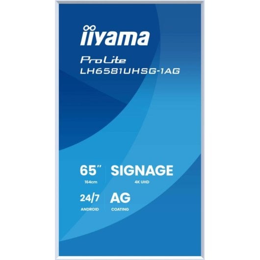 Monitor iiyama LH6581UHSG-1AG 65" UltraHD 4K 60Hz VA WiFi 24/7 Weiß