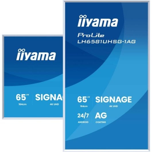 Monitor iiyama LH6581UHSG-1AG 65" UltraHD 4K 60Hz VA WiFi 24/7 Weiß
