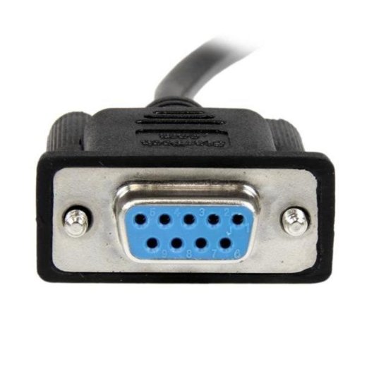 Cable Serial Startech SCNM9FF2MBK DB9 Nul Módem 2 m Negro Hembra-Hembra