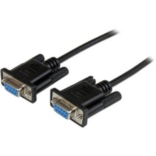 Cable Serial Startech SCNM9FF2MBK DB9 Nul Módem 2 m Negro Hembra-Hembra
