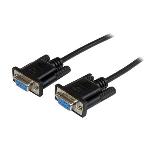 Cable Serial Startech SCNM9FF2MBK DB9 Nul Módem 2 m Negro Hembra-Hembra