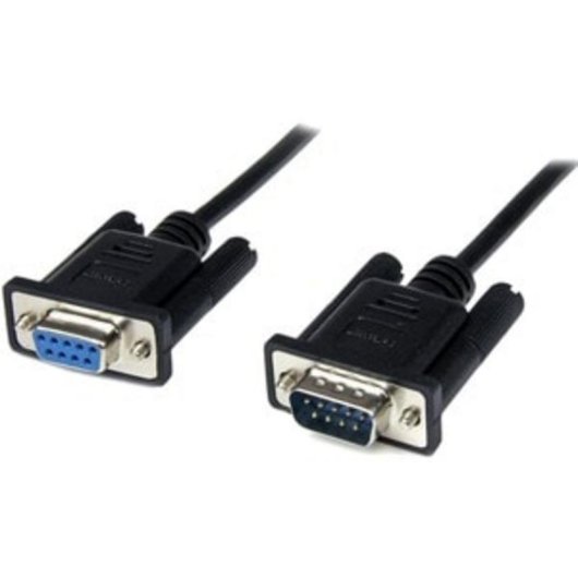 Cabo Série Startech SCNM9FM2MBK DB9 Macho a Fêmea Blindado 2 m Preto