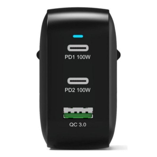 Chargeur Port Designs 902100PEU USB-C 100W GaN Power Delivery câble 2 m