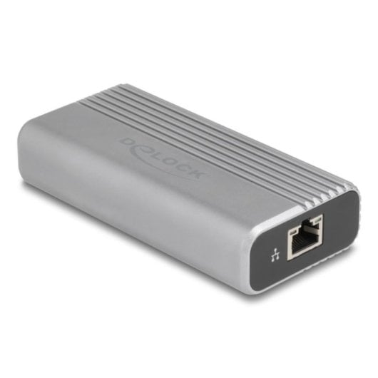 Tarjeta di Rete DeLock 64349 USB Type-C 40 Gbps RJ-45 10GbE Alluminio